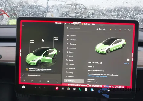 2022 Tesla Model 3 Rear-Wheel Drive z USA, uszkodzony, nr VIN 5YJ3E1EA3NF341830